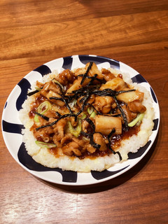 ごはんピザ やきとり味-レシピのメイン写真