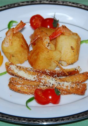 イタリアン風味の海老揚げパン♪♪-レシピのメイン写真