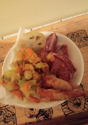 根菜の米粉天ぷら-レシピのメイン写真