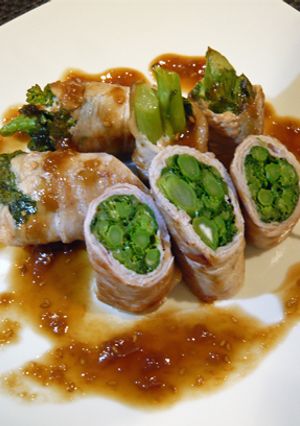 菜の花★豚肉巻き-レシピのメイン写真