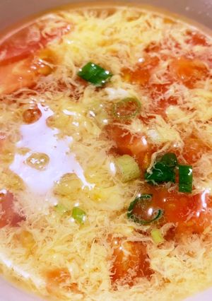 たまごとトマトの中華スープ-レシピのメイン写真
