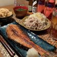 ほっけ塩焼き!と炊き込みご飯♪♪♪