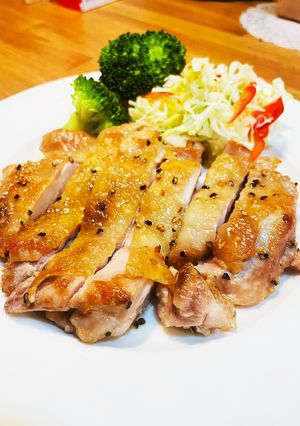 パリッパリのバターチキンソテー.*-レシピのメイン写真