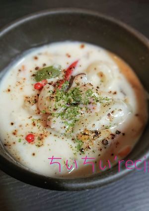 牛乳活用炊飯器でルウなしクラムチャウダー-レシピのメイン写真