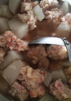 海老豚団子と大根のスープ煮-レシピのメイン写真