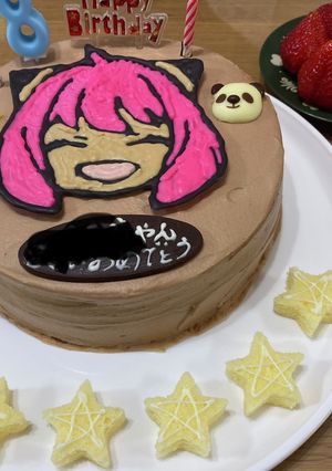 スパイファミリー　アーニャケーキ-レシピのメイン写真