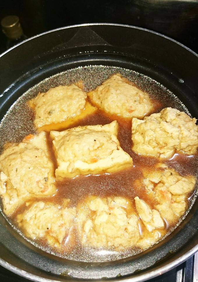 厚揚げの鶏つくね煮込み-レシピのメイン写真