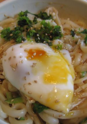 胡麻・卵うどん-レシピのメイン写真