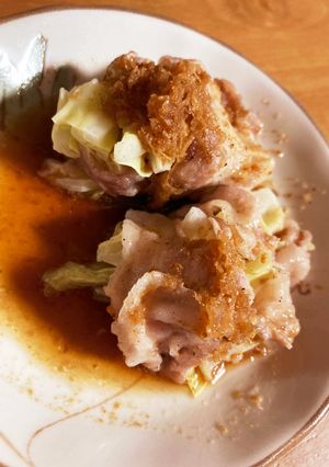 【お弁当】鍋の残りで！豚バラキャベツ巻き-レシピのメイン写真