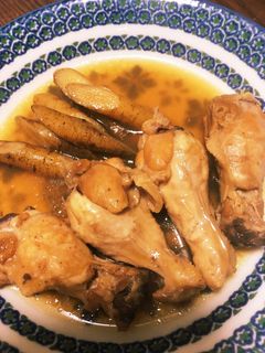 手羽元とごぼうの炊いたん-レシピのメイン写真