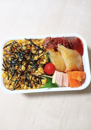 高校生のりたま弁当2022.12.12-レシピのメイン写真