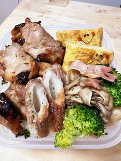 鶏もも肉の甘味噌漬け☆ちくわ天ぷら弁当-レシピのメイン写真