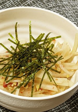 梅干し入！大根と納豆のシャキシャキサラダ-レシピのメイン写真