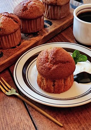 おうちカフェ★オイルで作る珈琲マフィン-レシピのメイン写真