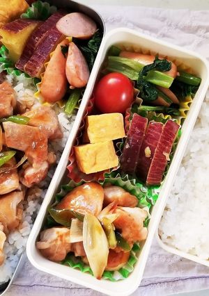 焼き鳥弁当(12.12)-レシピのメイン写真