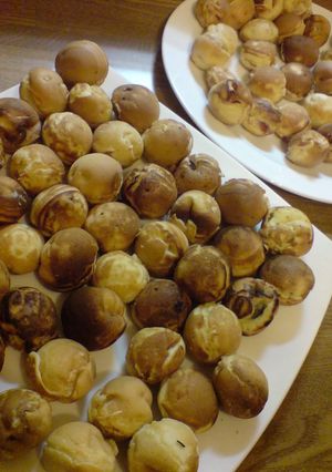 おやつに最適♪たこ焼きホットケーキ-レシピのメイン写真