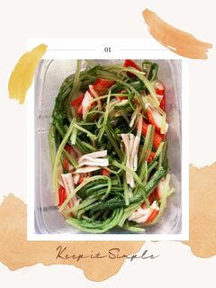 水菜とカニカマの和え物-レシピのメイン写真