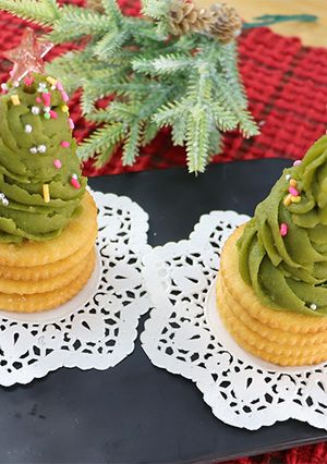 レンジで簡単☆さつま芋の抹茶ツリー-レシピのメイン写真