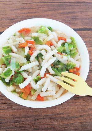 焼きうどん　離乳食後期〜完了期-レシピのメイン写真