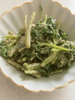明日葉のごまあえ-レシピのメイン写真