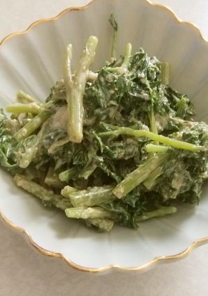 明日葉のごまあえ-レシピのメイン写真