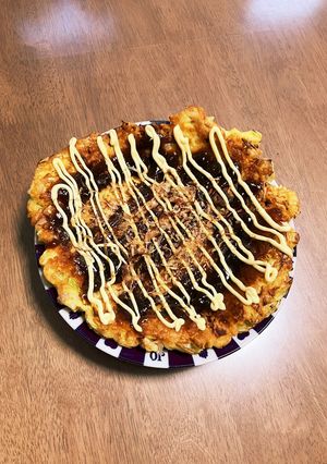 余った寿司救済お好み焼き-レシピのメイン写真