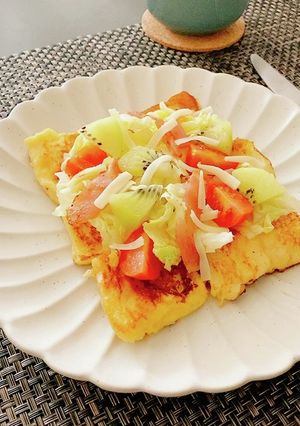 うどんスープの粉末でフレンチトースト♪-レシピのメイン写真