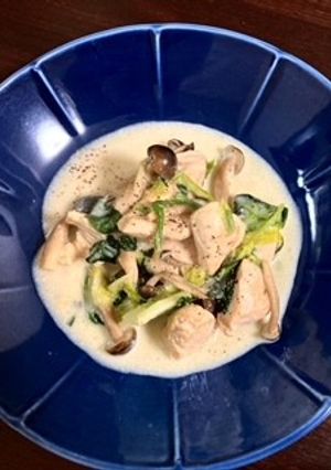鶏肉と野菜のクリーム煮-レシピのメイン写真