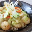 レンジで手早く1品☆エビと白菜の中華丼