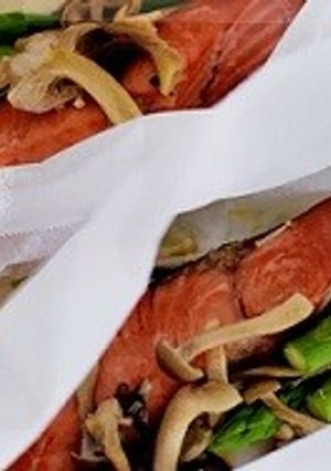 シャケと野菜のホイル焼き-レシピのメイン写真