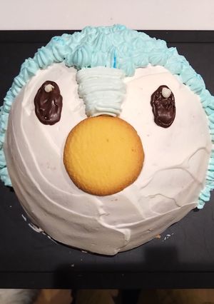 カンタン、カワイイ　ポッチャマケーキ-レシピのメイン写真