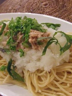 ☆和風おろしツナパスタ☆簡単ランチ!-レシピのメイン写真