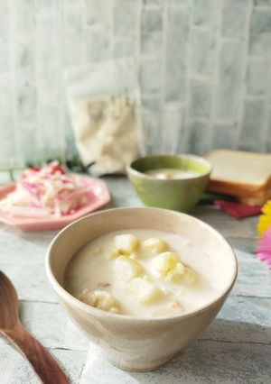牛乳活用あったまる♪みりん粕ミルクスープ-レシピのメイン写真