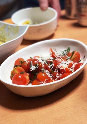 ミニトマトの大葉とチーズのサラダ-レシピのメイン写真