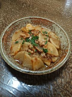 大根と豚肉のオイスターソース炒め-レシピのメイン写真