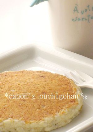 カラメルバナナの米粉パンケーキ♪-レシピのメイン写真