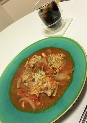鶏もものトマト煮-レシピのメイン写真