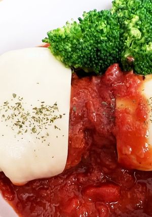 トマト煮込みハンバーグ-レシピのメイン写真
