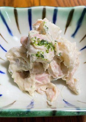 ポテサラっぽい マヨ辛子味噌里芋-レシピのメイン写真
