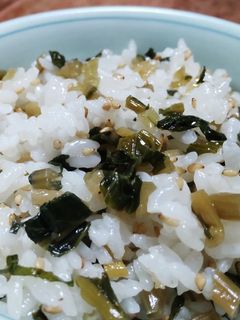 日野菜の漬物の葉っぱで混ぜご飯-レシピのメイン写真