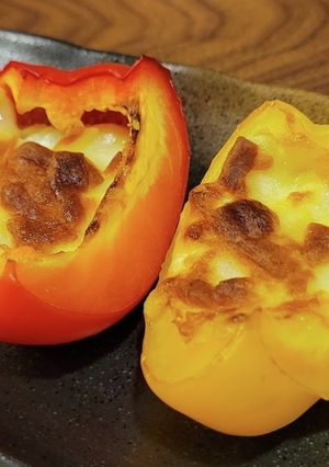 パプリカのにんにくマヨチーズ焼き-レシピのメイン写真