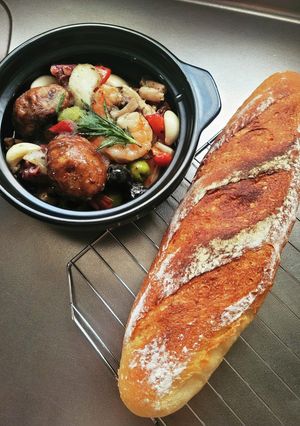 おうちde皮パリッ中ふゎふゎフランスパン-レシピのメイン写真