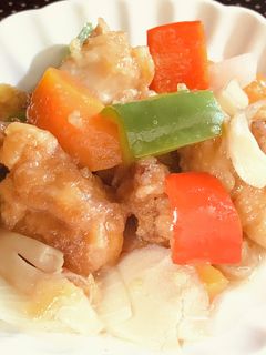 酢豚ならず酢鶏はから揚げを使って!-レシピのメイン写真