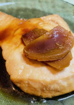 めかじき煮付け　残った煮汁もおにぎりに。-レシピのメイン写真