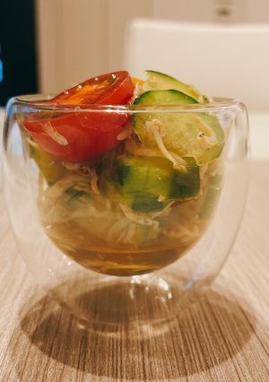 たっぷりしらすのハチミツ酢の物-レシピのメイン写真