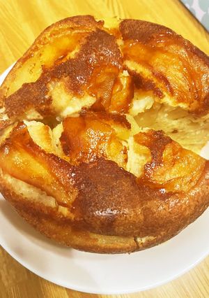 恋バナが若々し年頃^_^炊飯器林檎ケーキ-レシピのメイン写真
