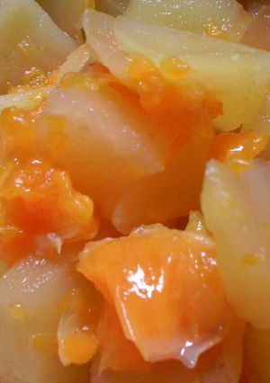りんご&みかんの煮たの-レシピのメイン写真