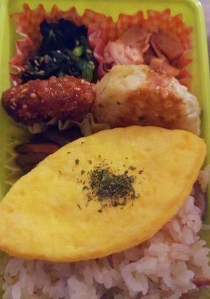 オムレツ弁当-レシピのメイン写真