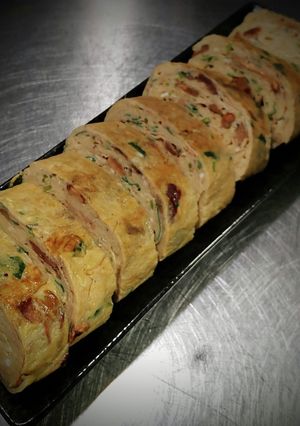 ポルチーニ＆三葉の玉子焼き@≧↺≦@)❩-レシピのメイン写真