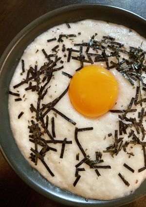 月見とろろ納豆パスタ-レシピのメイン写真
